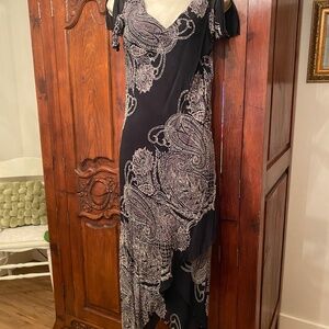 Beautiful dress and silk shawl